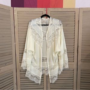 Unbranded Junior Size 7 White See-through Blouse